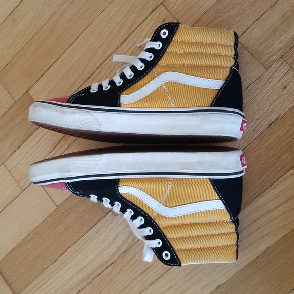 Vans Sk8-Hi Varsity Multi Suede Canvas Blanc De Blanc Leather 41 - Picture 5 of 10